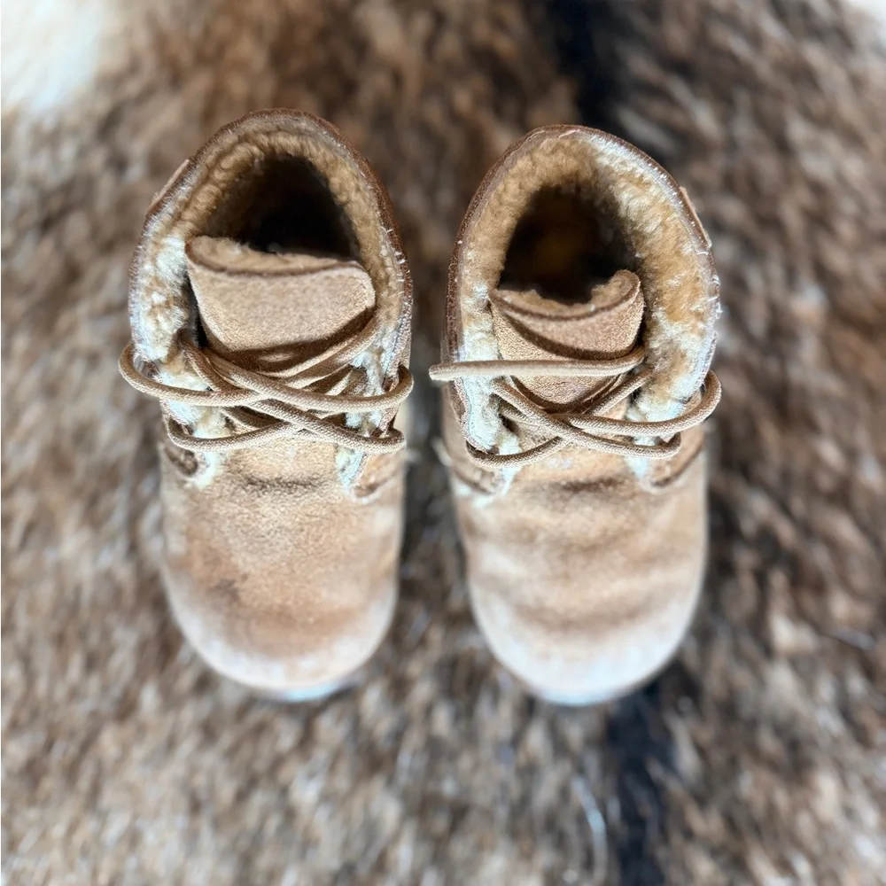 UGG Nuemel Brown suede Baby Walker Shoes